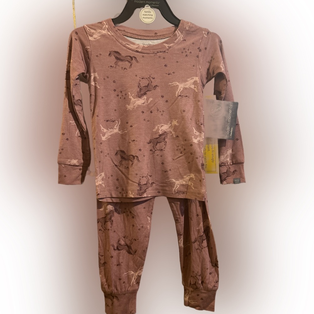 Modern Moments Toddler Girl Bamboo Pajamas